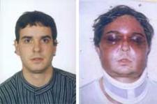 Unai Romano vor und nach seiner Verhaftung 2004